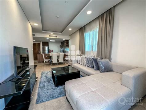 Stylish 2 BR Furnished Apartment with Balcony | Qatar Living Properties