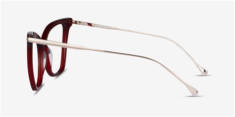 Domy Cat Eye Burgundy Glasses for Women | Eyebuydirect