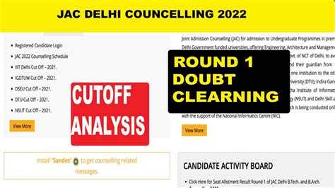 Josaa Councelling Round Cutoff Analysis What After Seat