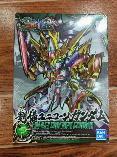 Beautiful Bandai Sd Gundam Liu Bei Unicorn Gundam Hobbies Toys