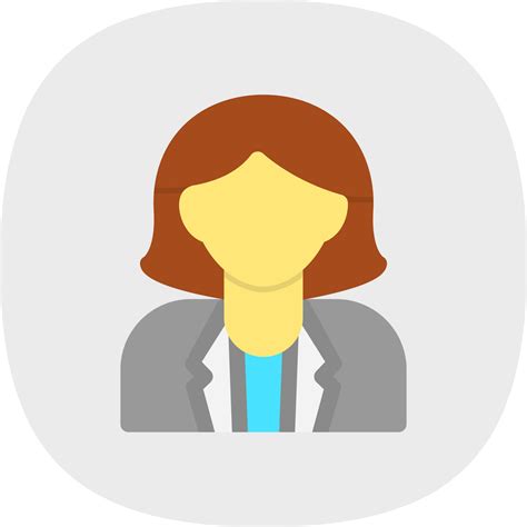 Business Woman Vector Icon Design 15829482 Vector Art At Vecteezy