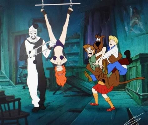 Scooby Doo Vs The Terrifier Horror Movies Funny Scary Movie Characters Clown Horror