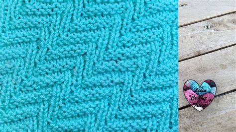 Tricot Point Zig Zag incliné Lidia Crochet Tricot YouTube