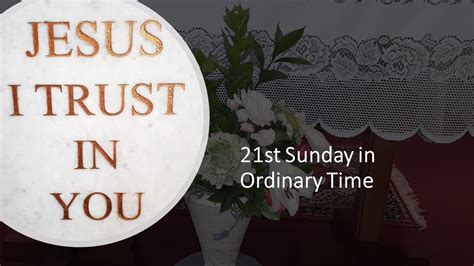 21st Sunday In Ordinary Time 2024 Abbey Annetta