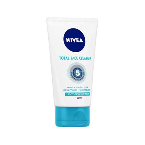 Buy Nivea Total Face Cleanup Normal To Oily Skin 50 Ml Online At Discounted Price Netmeds