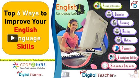 Ppt Top 6 Ways To Improve Your English Language Skills Powerpoint