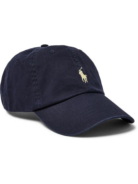 Polo Ralph Lauren Logo Embroidered Cotton Twill Baseball Cap Polo