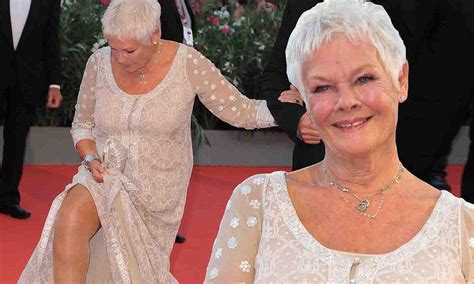 Dame Judi Dench Wows At Venice Film Festival In Elegant Ivory Gown As She Shows How To