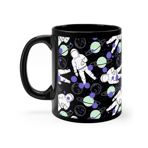 Outer Space Astronaut Coffee Mug Tea Cup Oz Etsy