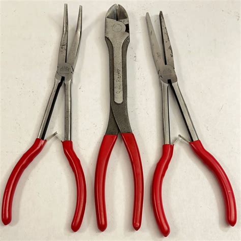 Mac Tools 3 Pc Long Reach Pliers Set Shop Tool Swapper