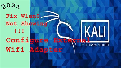 Fix Wlan Not Showing In Kali Linux How To Connect External
