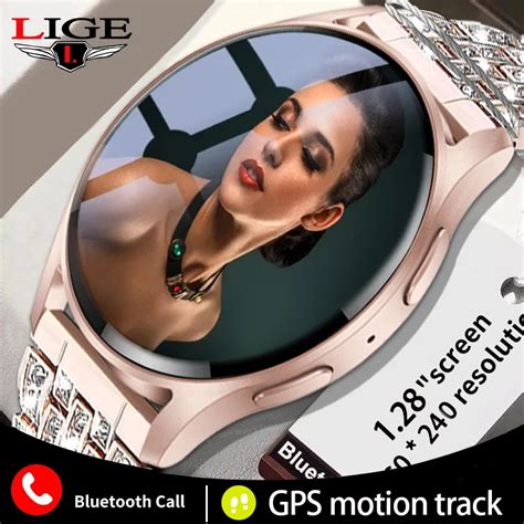 Luik 2023 Fashion Smart Horloge Vrouwen Bluetooth Call Bloeddruk Gps