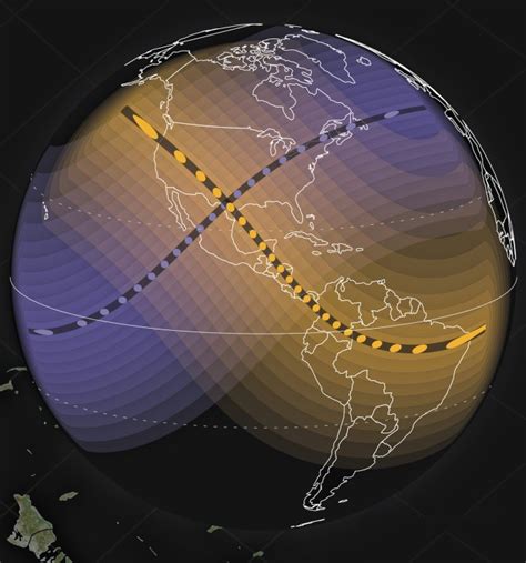 Eclipse Path Around The World Map Candie Lainey