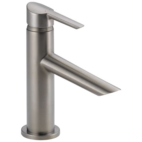 Single Handle Bathroom Faucet Less Pop Up In Stainless 561lf Sslpu Delta Faucet