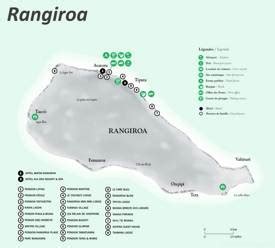 Rangiroa Map French Polynesia Detailed Maps Of Rangiroa Island