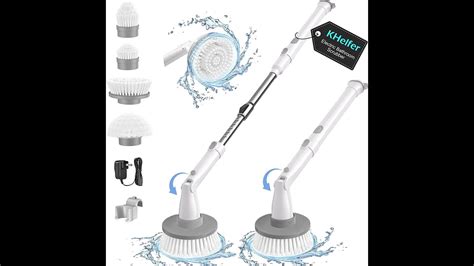 Khelfer Kh W Cordless Electric Spin Scrubber Youtube