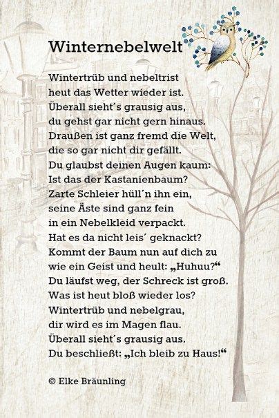 Wintergedichte F R Kinder Ideen In Wintergedichte F R Kinder