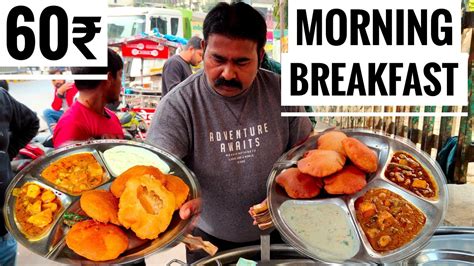 Early Morning Breakfast In Varanasi Kashi 2500 Puri Sabji Kachori