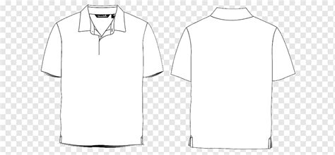 Black Collar T Shirt Template