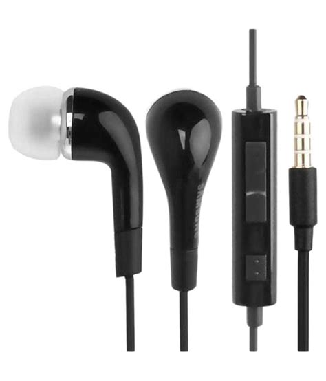 Samsung Ehs In Ear Wired Earphones With Mic Black Buy Samsung Ehs