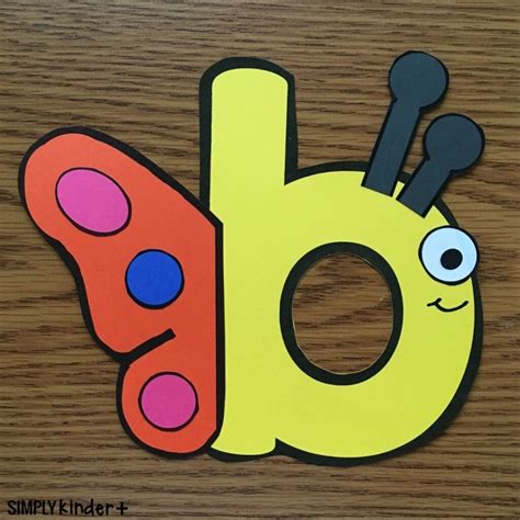 Lowercase Letter B Alphabet Craft Simply Kinder Plus