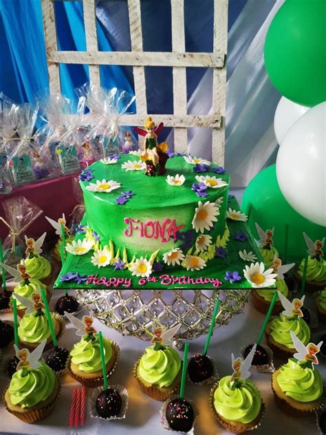 Tinkerbell Theme Cake Themed Cakes Cake How To Make Cake