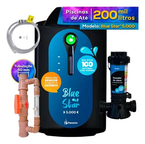 Gerador De Ozonio Blue Star 5000 C Dosador Cloro Panozon Frete grátis