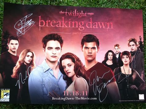 The Twilight Saga Breaking Dawn Part 1 Comic Con Movie Poster