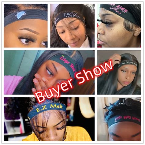 Custom Logo Adjustable Wig Melt Band Edge Slayer Head Wrap Wig Grip