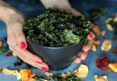 Kale Chips Super Gesundes Knabberzeug Cookinesi Gr Nkohl Chips