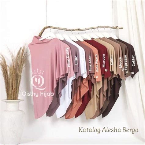 Jual Alesha Hijab Bergo Sport Size M Label Hijab Instan Hijab Bergo