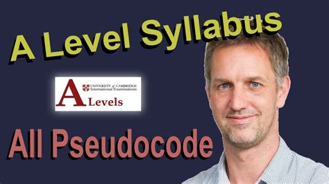 A Level All Pseudocode Youtube