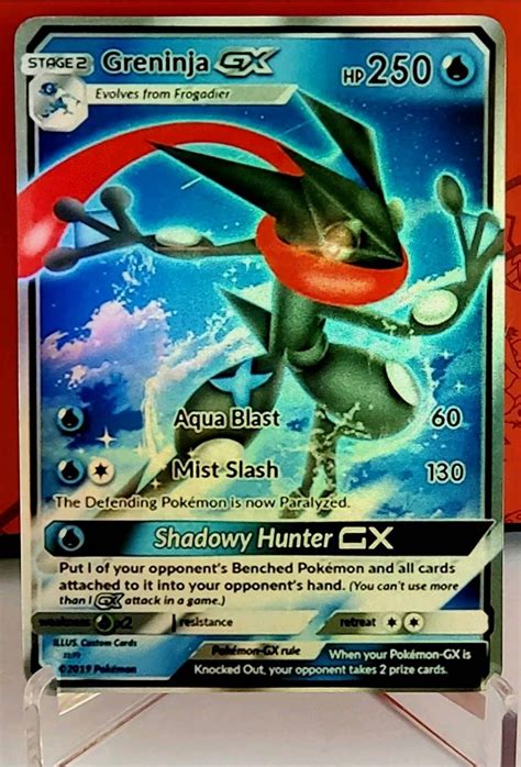 Shiny Greninja Pokemon Card Printable Cards