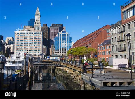 Long Wharf, Boston, Massachusetts, USA Stock Photo - Alamy