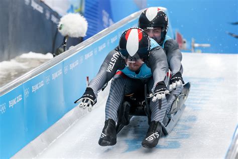 Peking Bronze F R Rodel Doppelsitzer Steu Koller Olympiazentrum