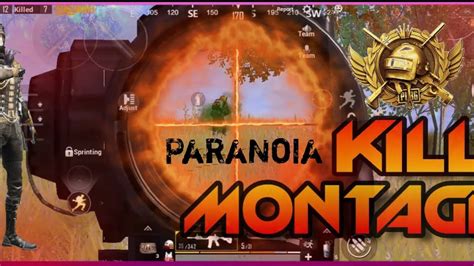 Ggnoaa Paranoia Pubg Kill Montage Pyt Ak Youtube