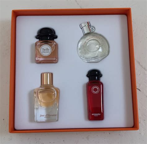 Hermes 4 Piece Mini Perfume T Set For Women Beauty And Personal Care