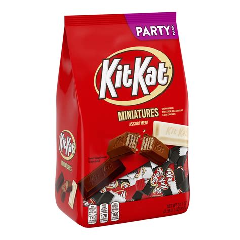 Kit Kat Miniatures Assorted Chocolate And White Creme Wafer Candy Bars