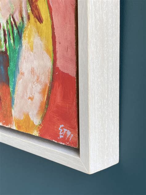 Nude In Orange And Green Painting By Ewart Johns Modern Room