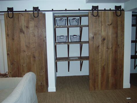 Custom Barn Door Closet By Reclaimed Wood Furnishings