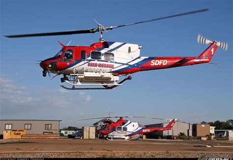 Bell 212 Twin Two-Twelve - San Diego Fire Department | Aviation Photo ...