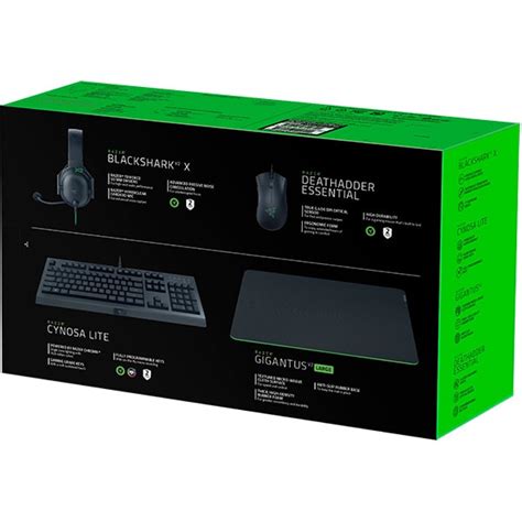 Kit Gaming Razer Power Up Bundle V2 Tastatura Mouse Casti Mouse Pad