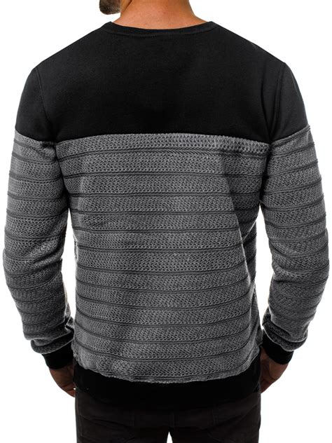 Sudadera De Hombre Gris OZONEE JS DD725Z OZONEE