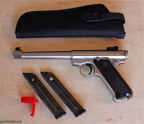 Gunlistings.org - Pistols Ruger Mark II Target, Stainless, .22LR