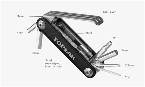 Topeak Tubi Funkcji Black Narz Dzie Do Naprawy Opon