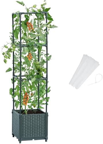 Amazon LINEX Raised Garden Bed Planter Box With Trellis 56 7