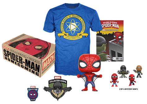 Marvel Collector Corps Spider Man Homecoming Subscription Box