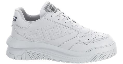 Versace Greca Odissea Trainers In White For Men Lyst