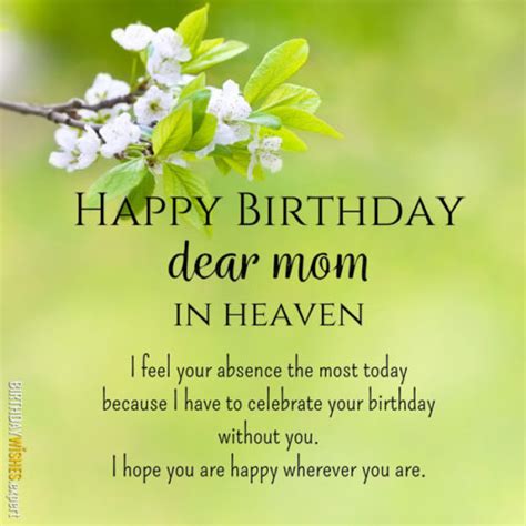 Happy Birthday, Mom, in Heaven