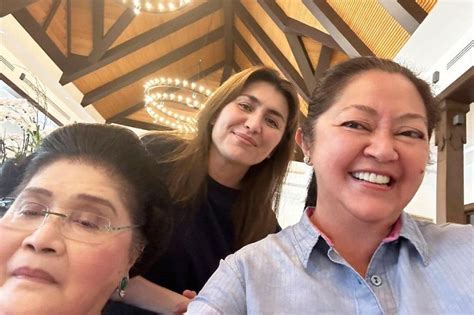 Look Liza Marcos Posts Photo With Imelda Marcos Abs Cbn News